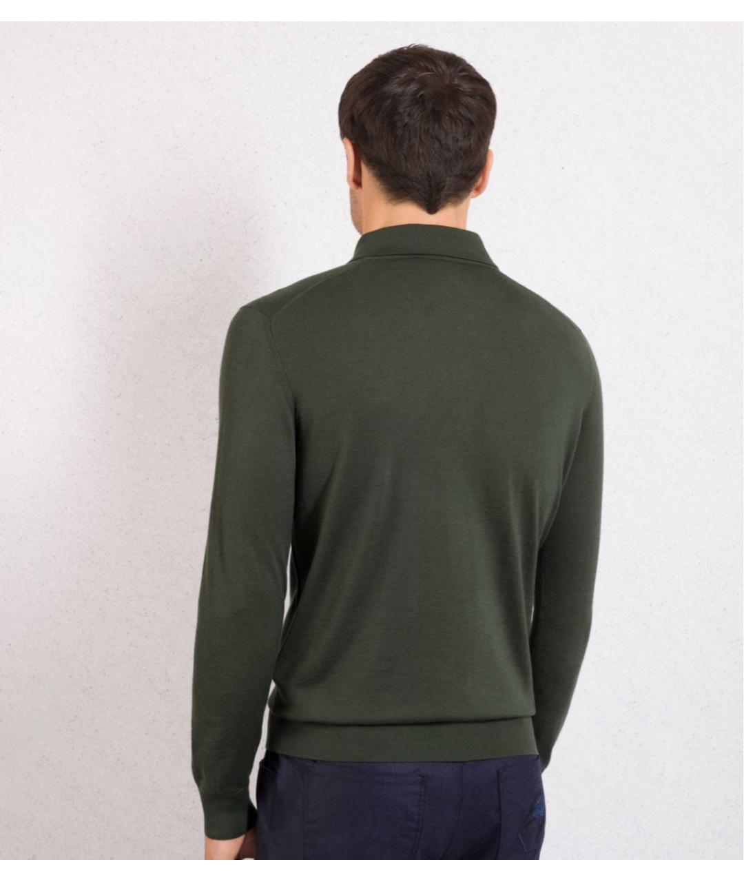 STEFANO RICCI Хаки кашемировый джемпер / свитер, фото 5