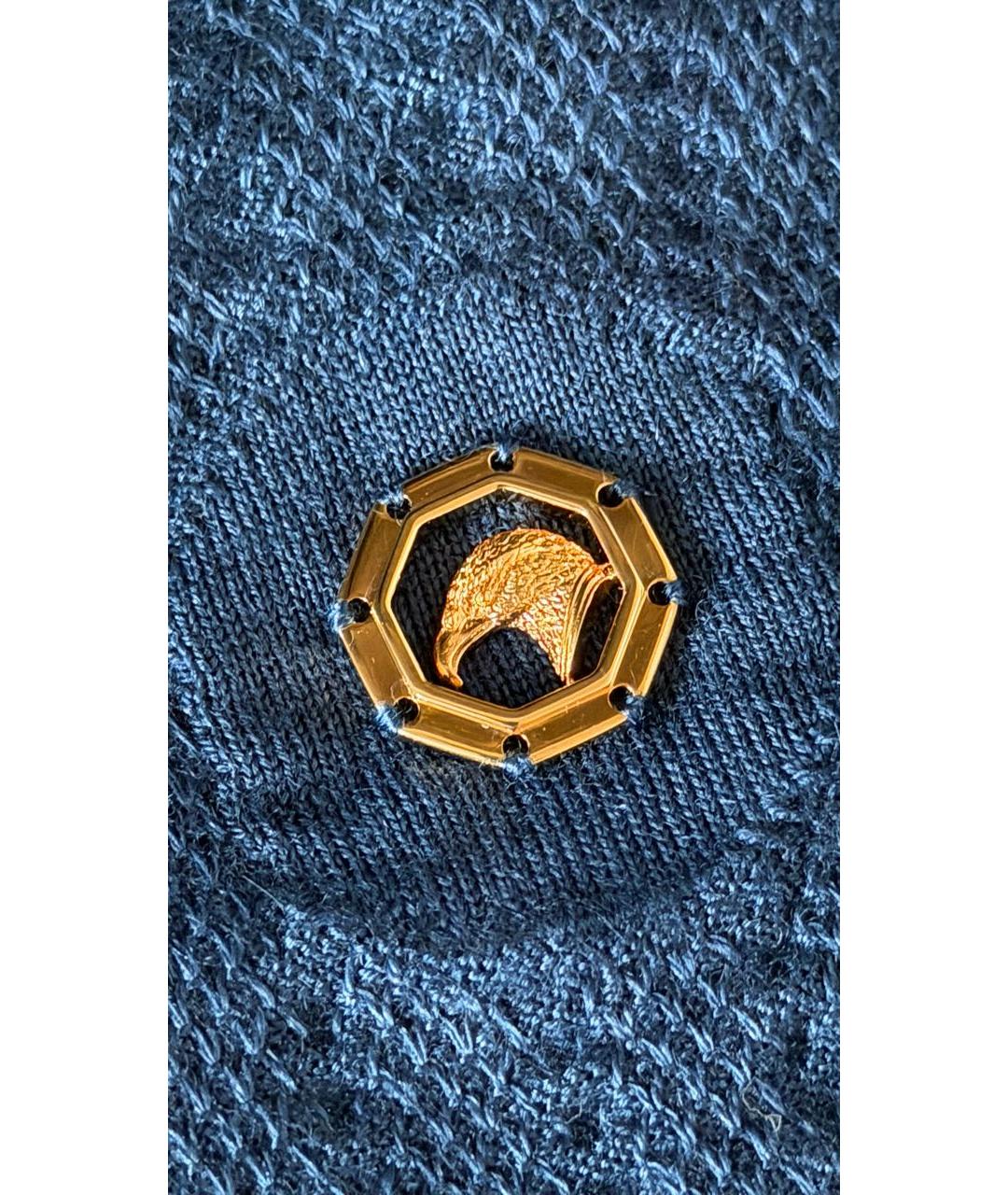 STEFANO RICCI Синий кашемировый джемпер / свитер, фото 8