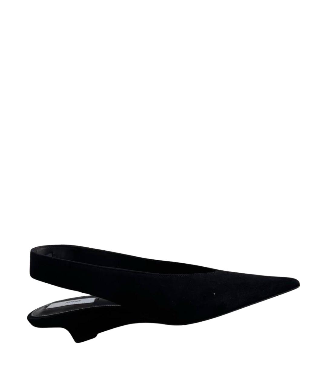 TOTEME Черные замшевые туфли, фото 1