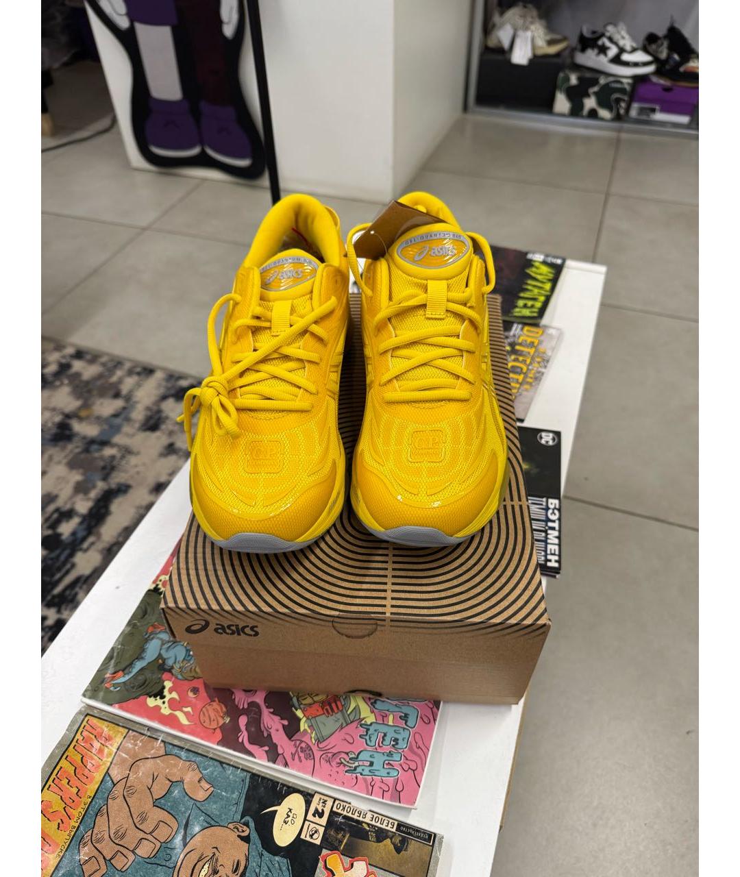 ASICS Желтые высокие кроссовки / кеды, фото 8