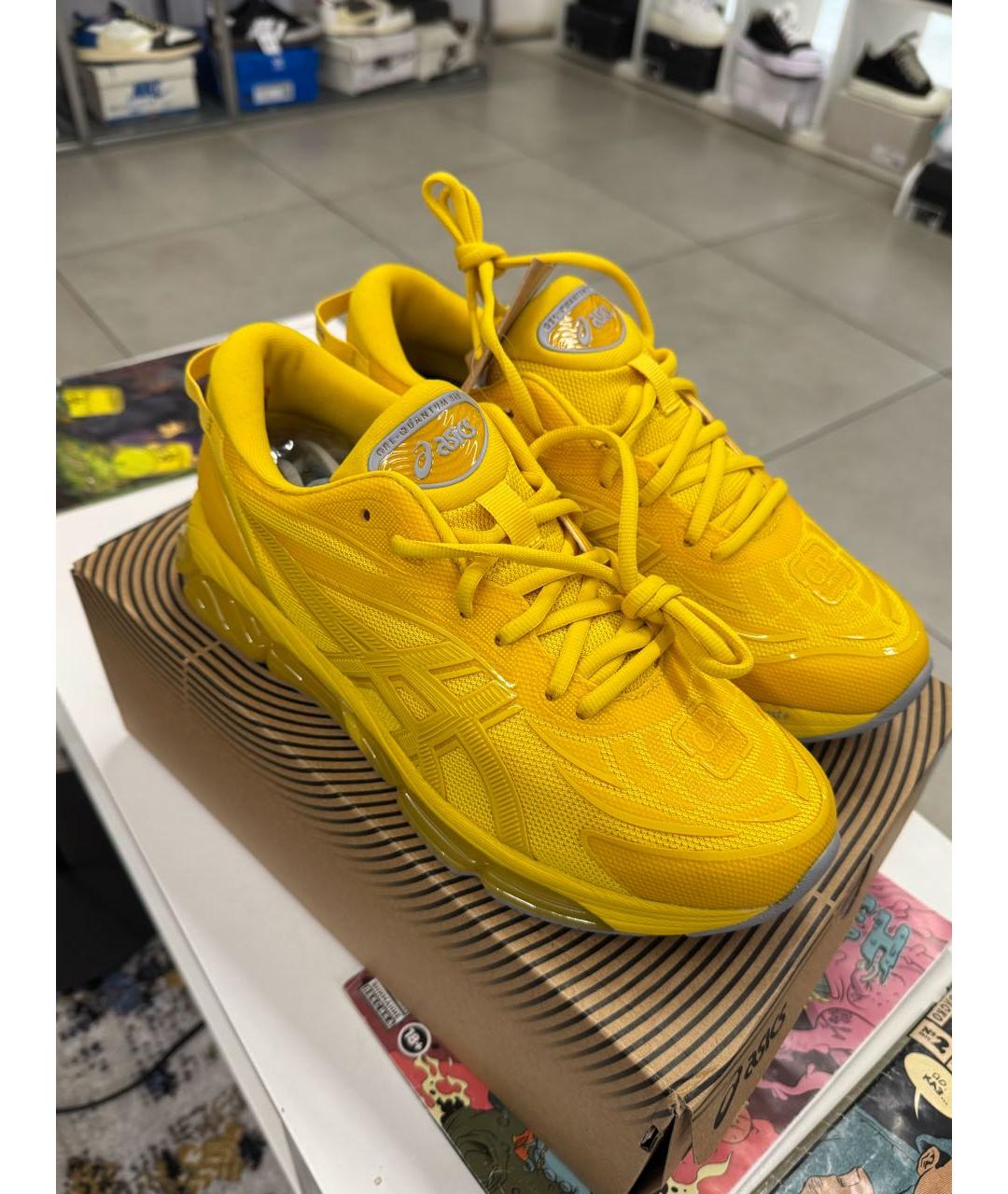 ASICS Желтые высокие кроссовки / кеды, фото 6