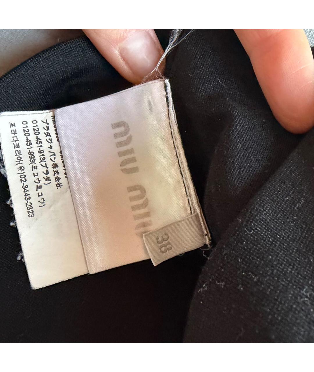 MIU MIU Черный костюм с юбками, фото 3