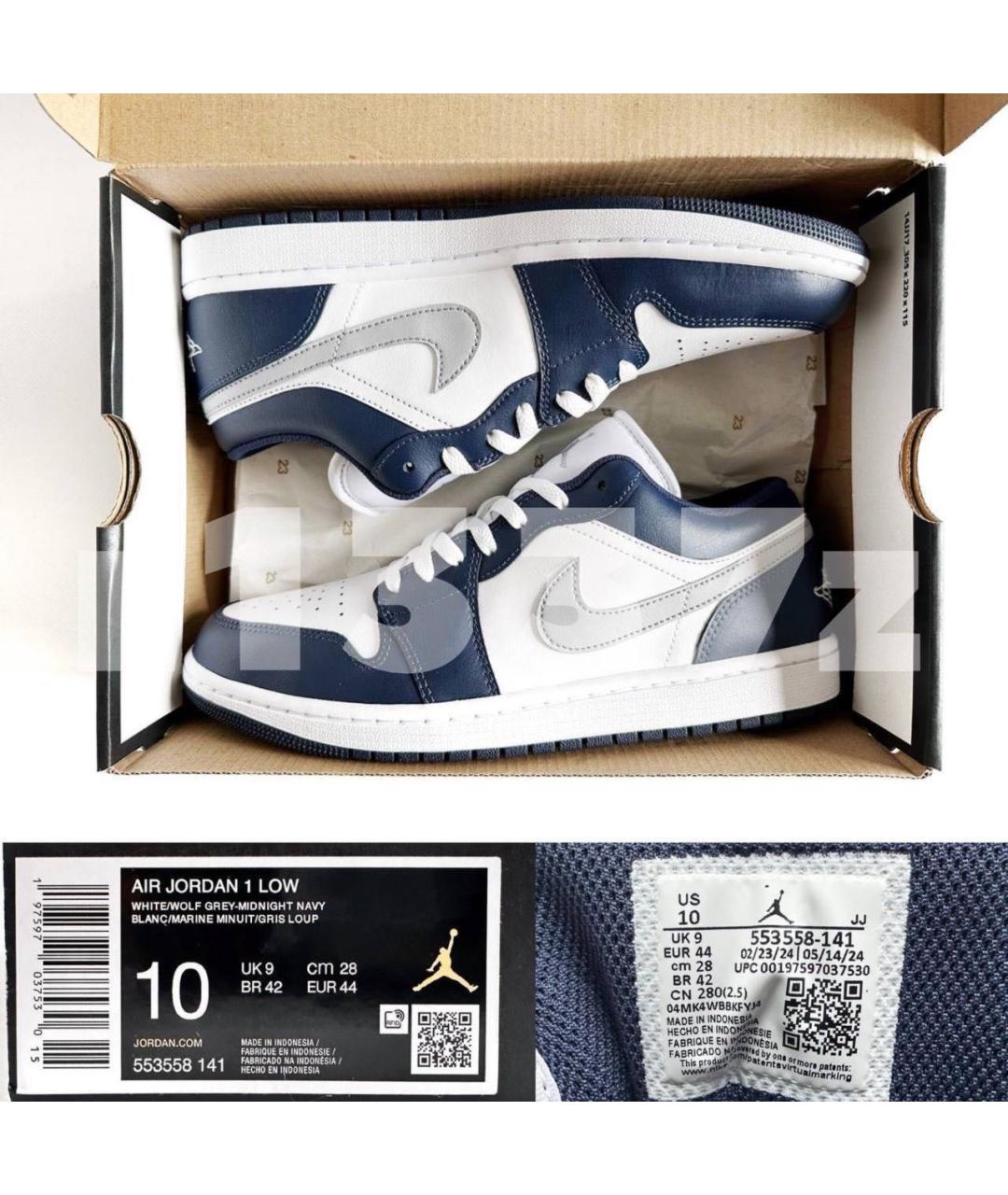 NIKE Мульти кожаные низкие кроссовки / кеды, фото 4