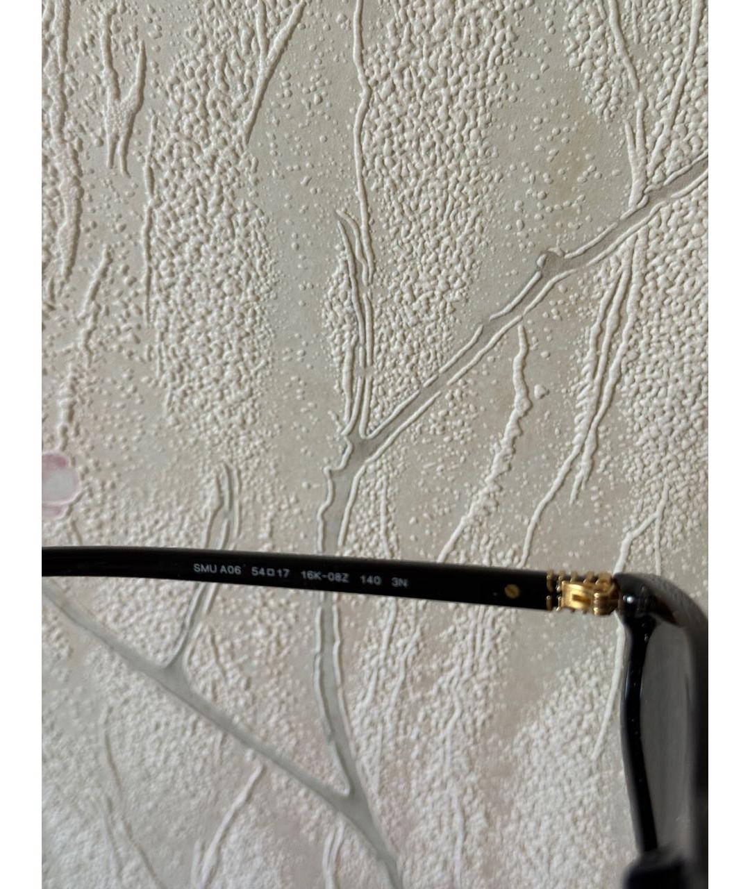 MIU MIU Черные пластиковые солнцезащитные очки, фото 6