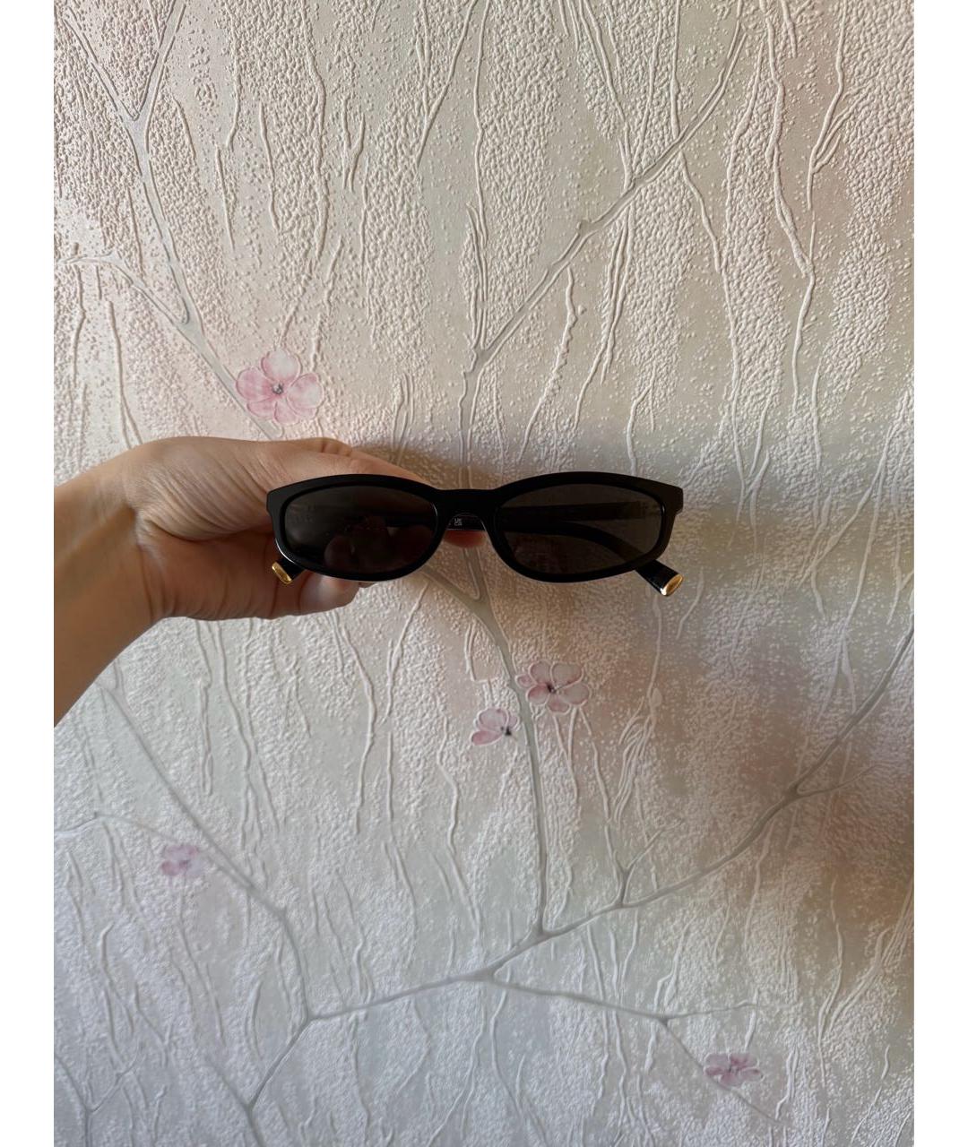 MIU MIU Черные пластиковые солнцезащитные очки, фото 9