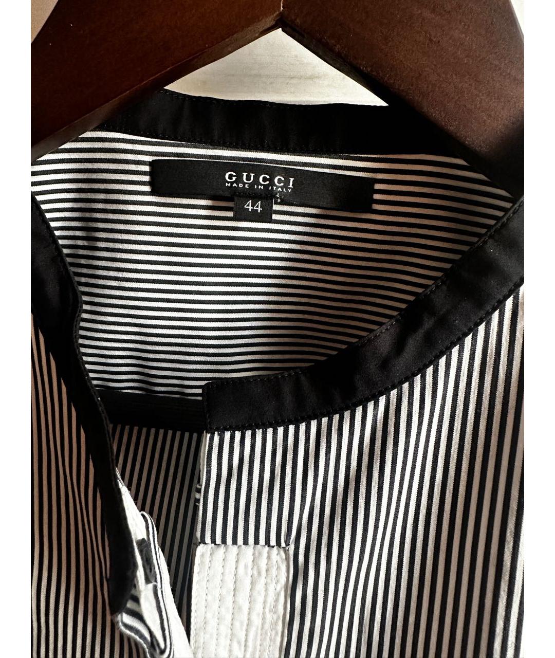 GUCCI Белая хлопковая рубашка, фото 5