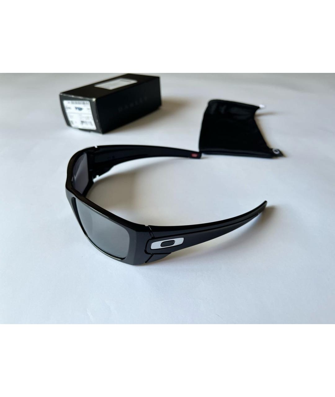 OAKLEY Черные пластиковые солнцезащитные очки, фото 3