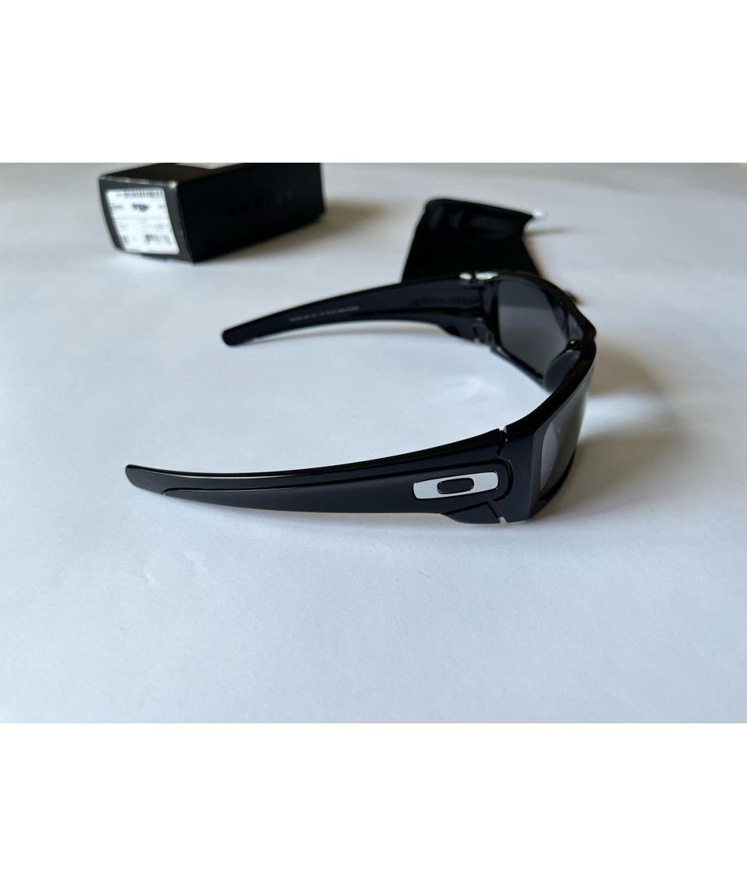 OAKLEY Черные пластиковые солнцезащитные очки, фото 4