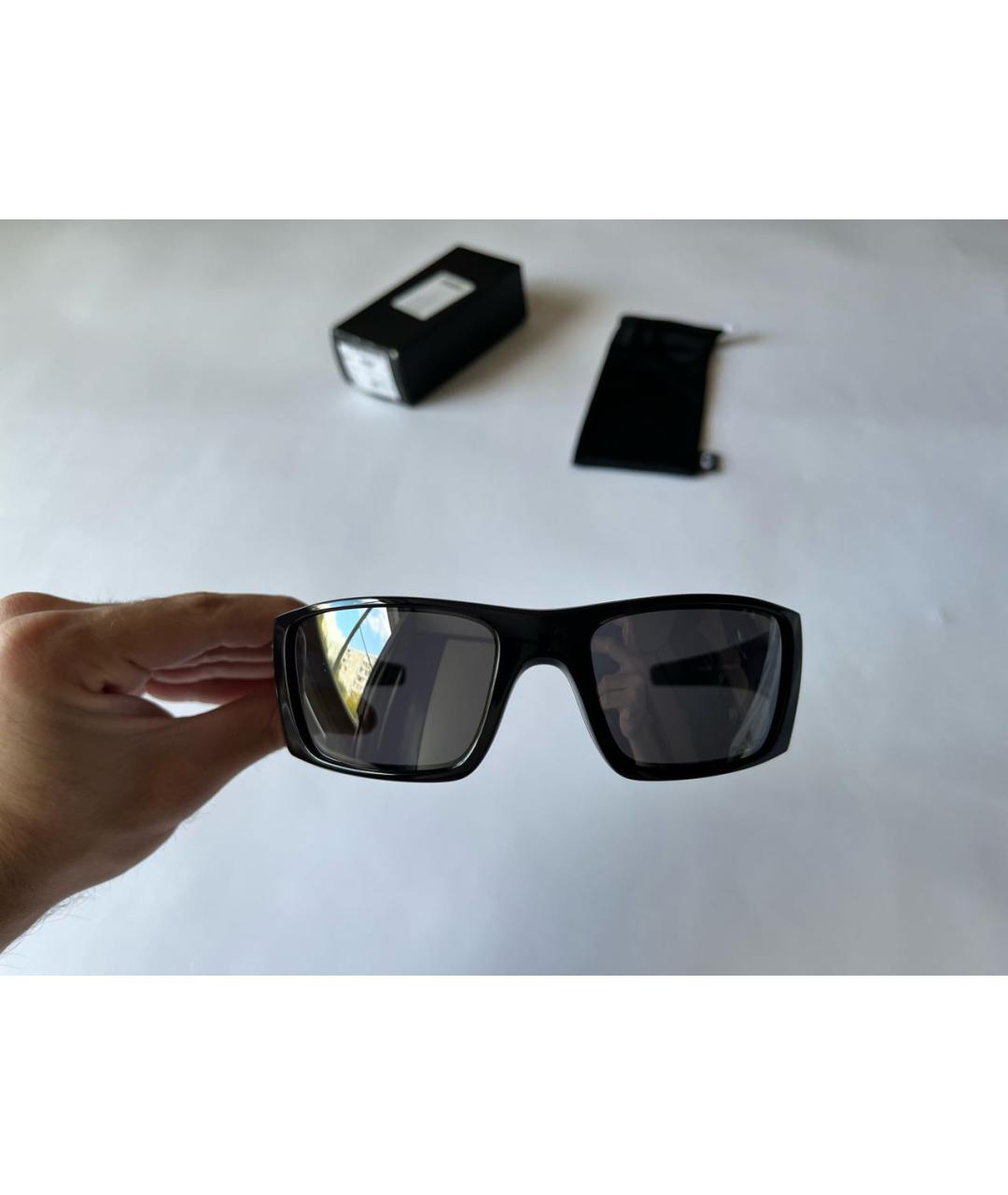 OAKLEY Черные пластиковые солнцезащитные очки, фото 5