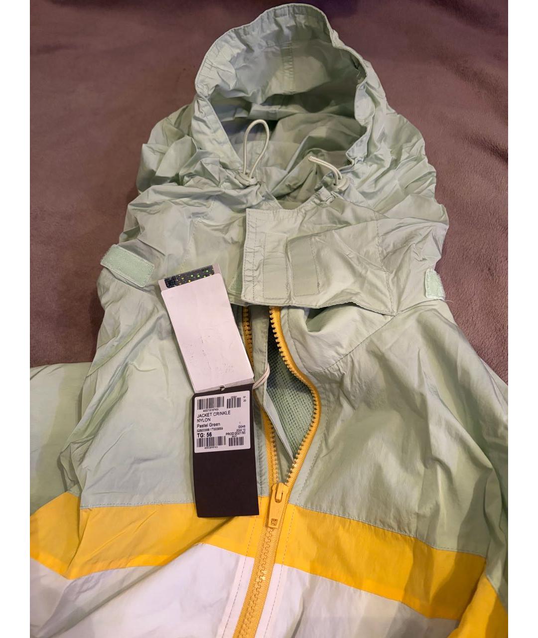 TRUSSARDI Салатовая полиэстеровая куртка, фото 3
