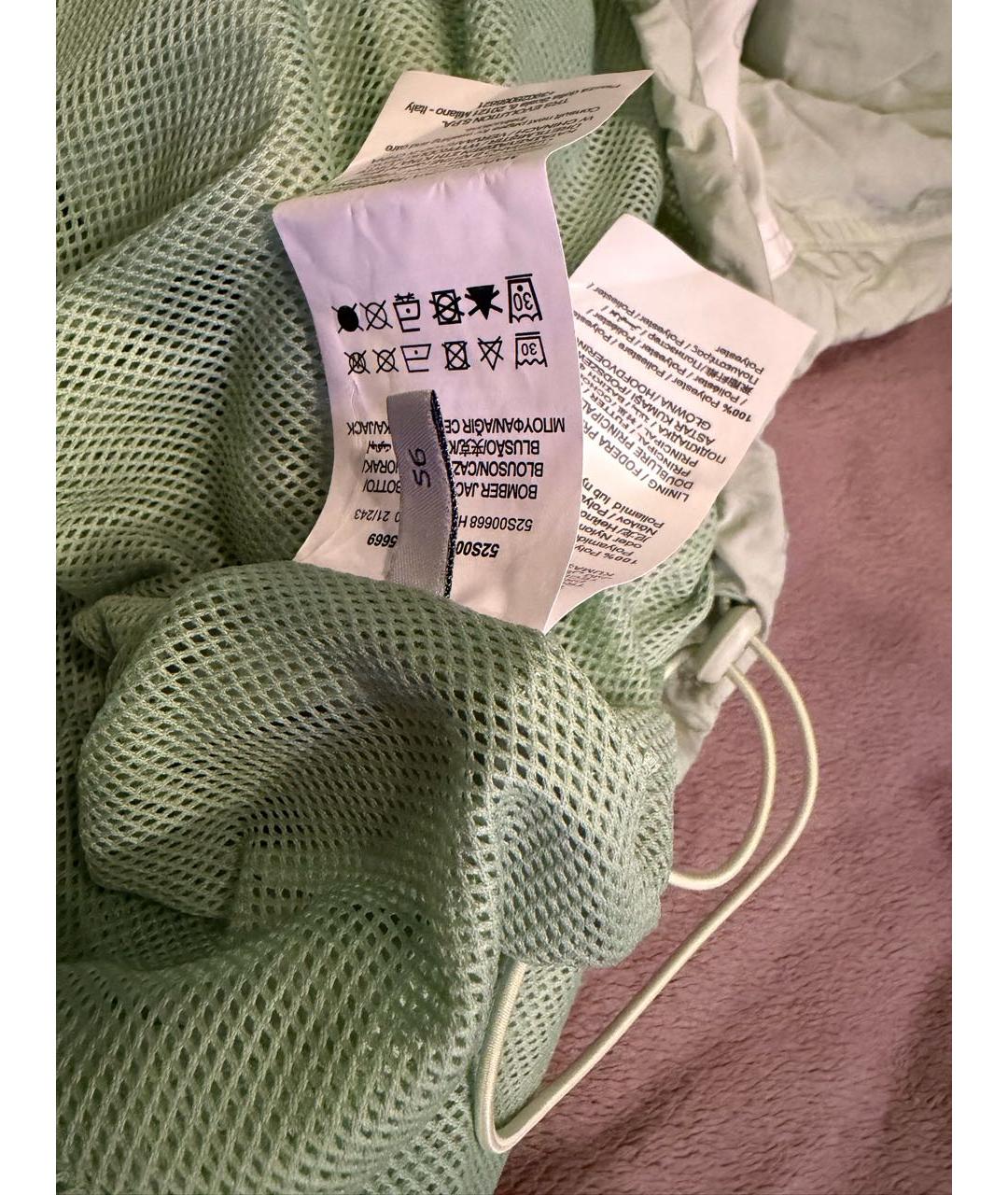 TRUSSARDI Салатовая полиэстеровая куртка, фото 5