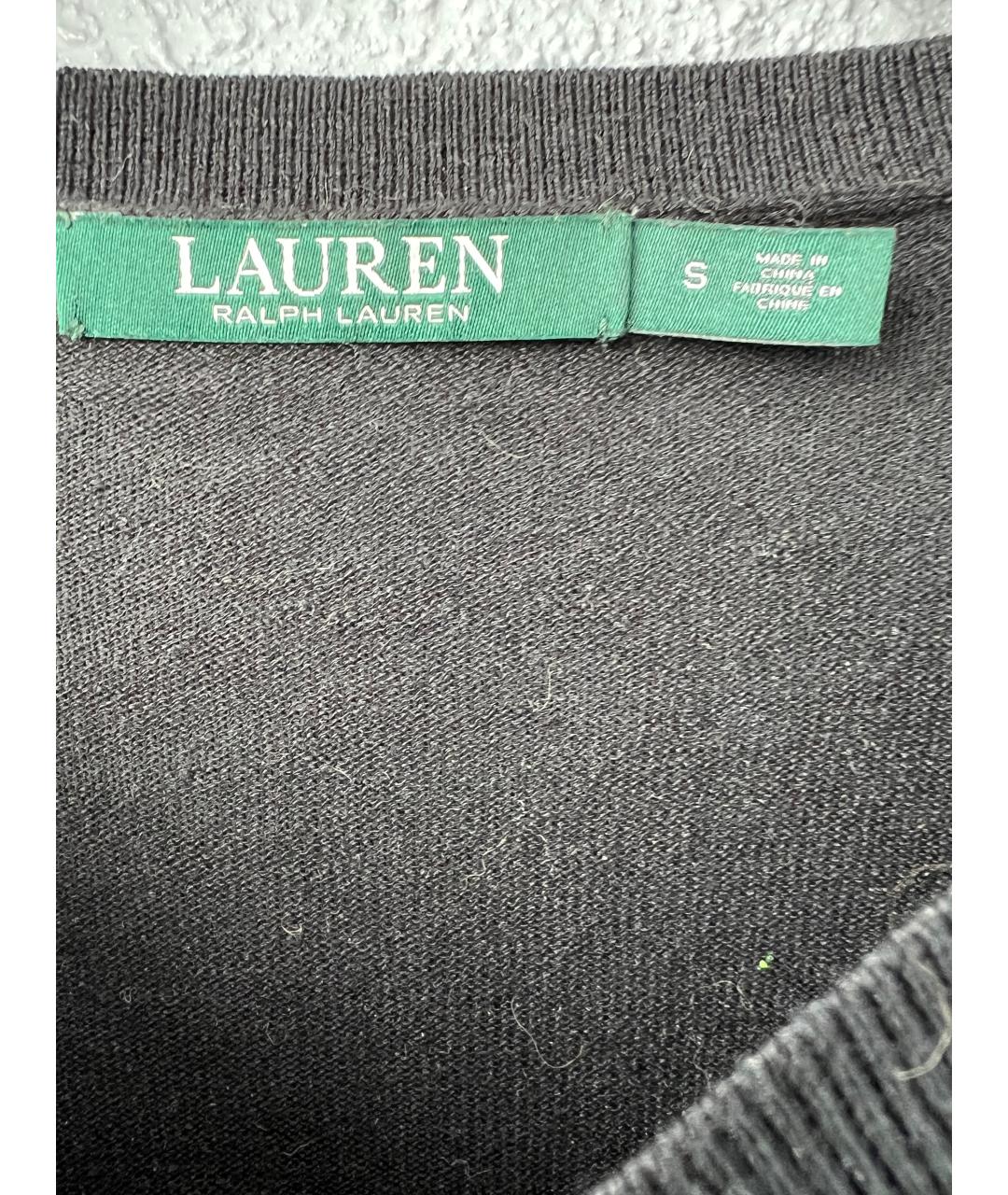 RALPH LAUREN Черный джемпер / свитер, фото 6