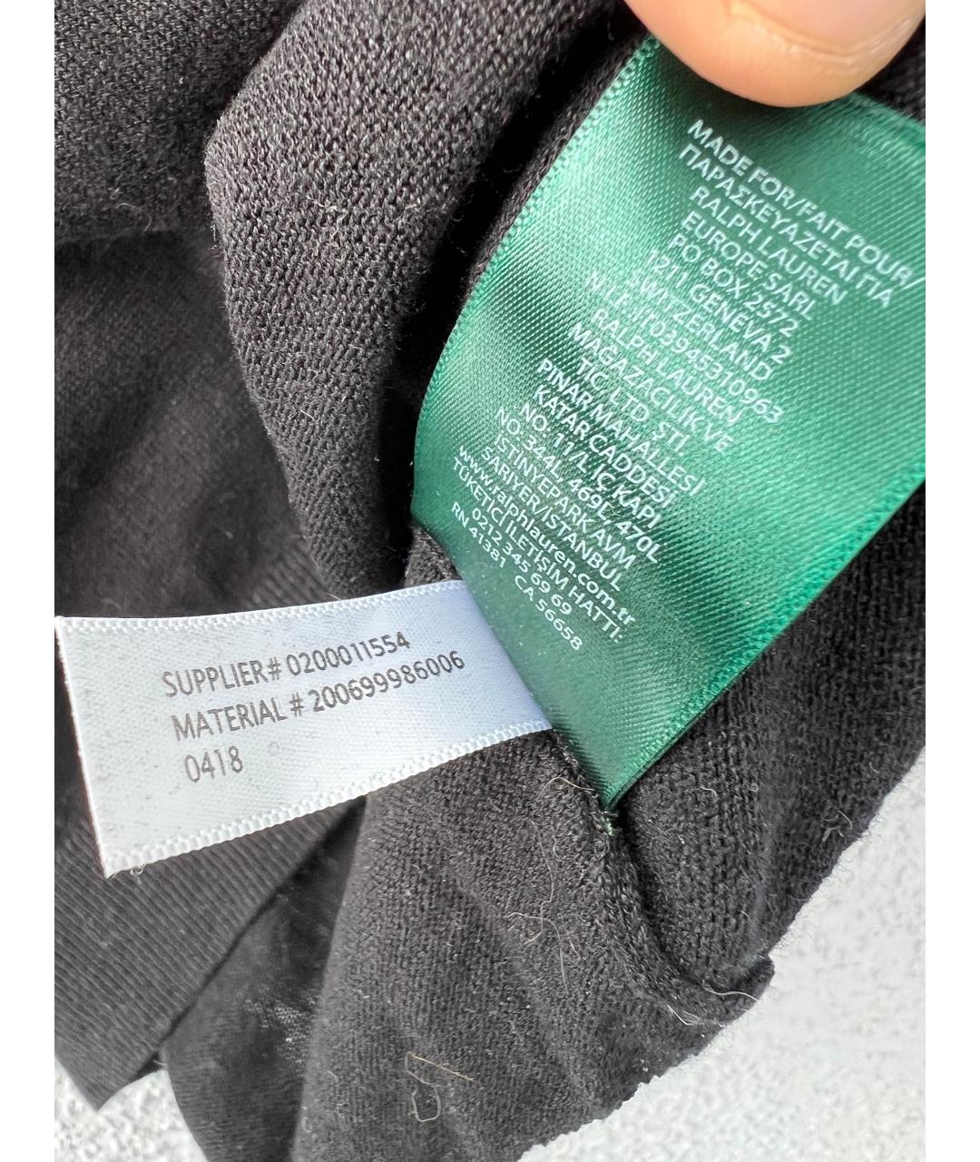 RALPH LAUREN Черный джемпер / свитер, фото 4