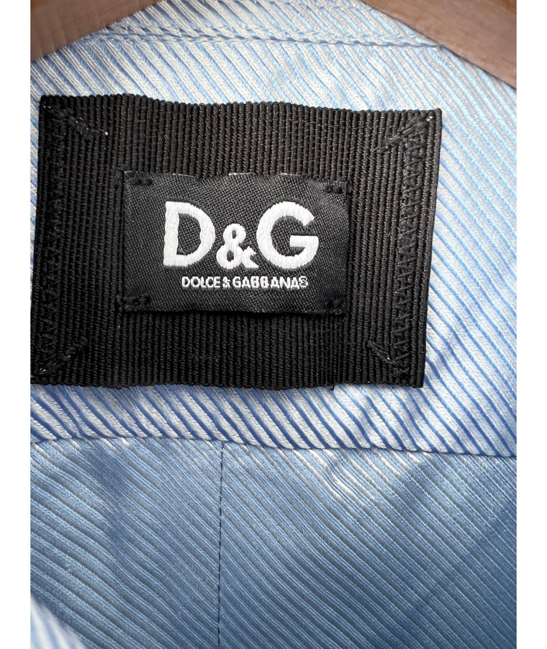 DOLCE&GABBANA Голубая рубашка, фото 2