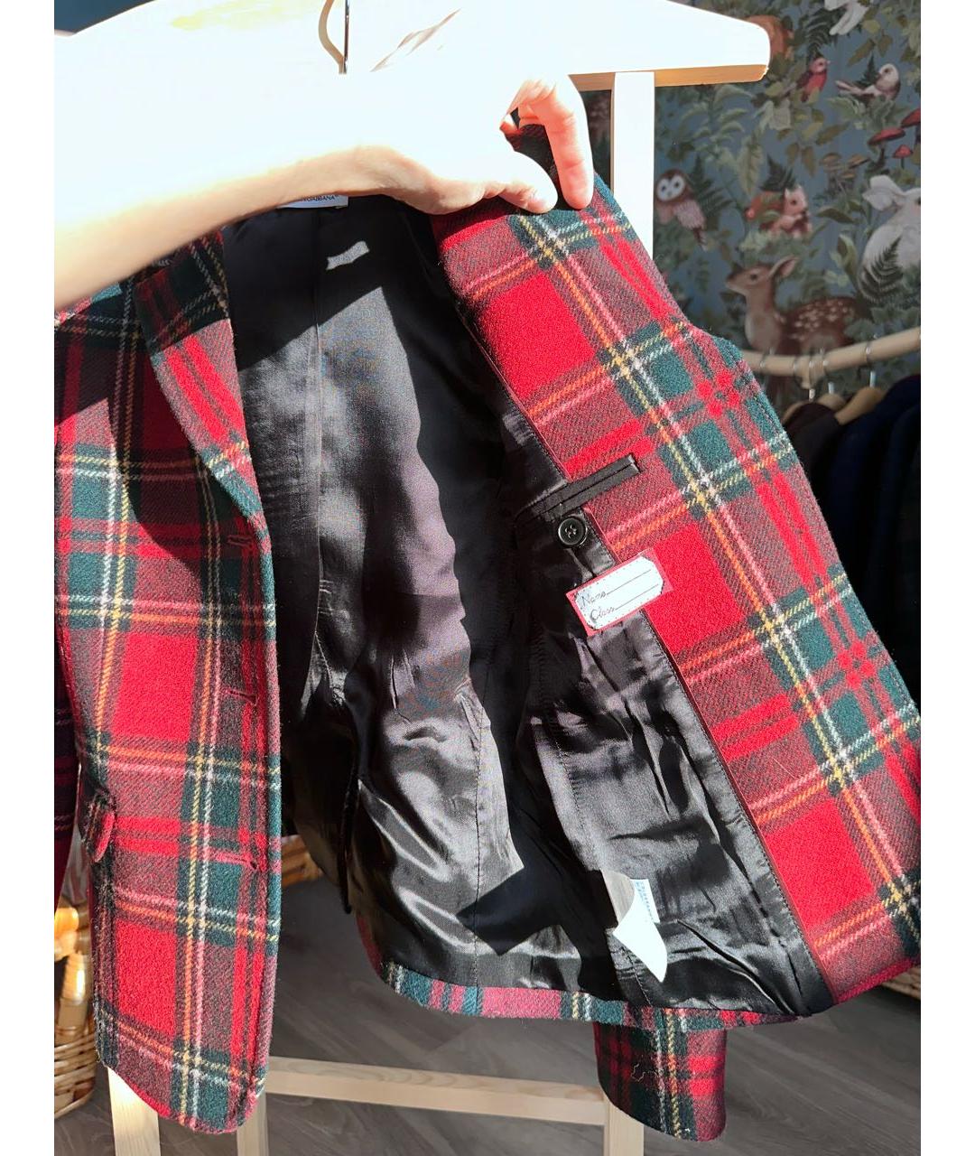 DOLCE&GABBANA Мульти шерстяной жакет / жилет, фото 5