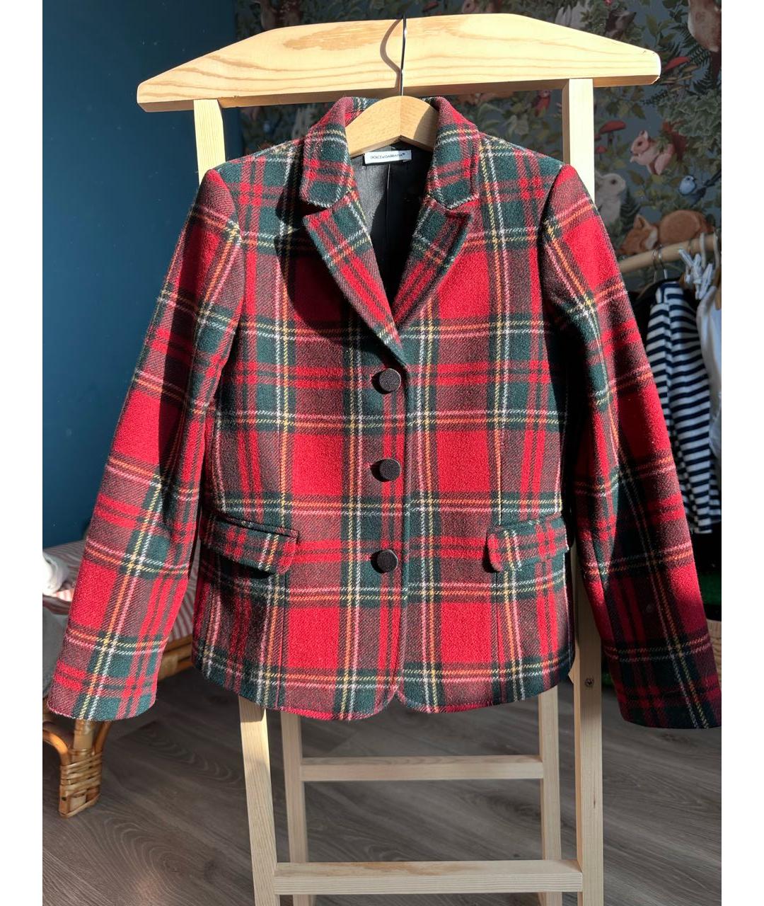 DOLCE&GABBANA Мульти шерстяной жакет / жилет, фото 7