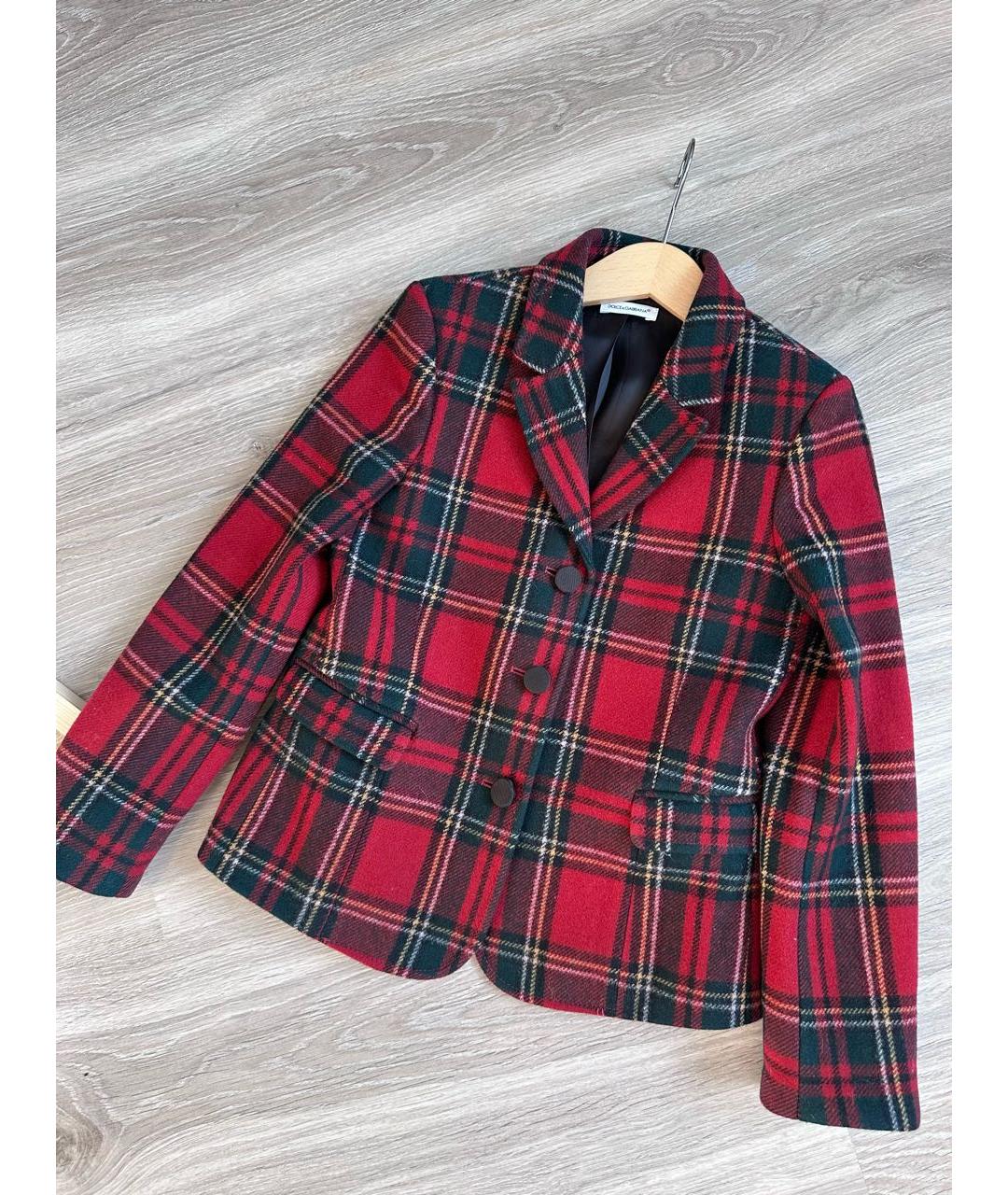 DOLCE&GABBANA Мульти шерстяной жакет / жилет, фото 6