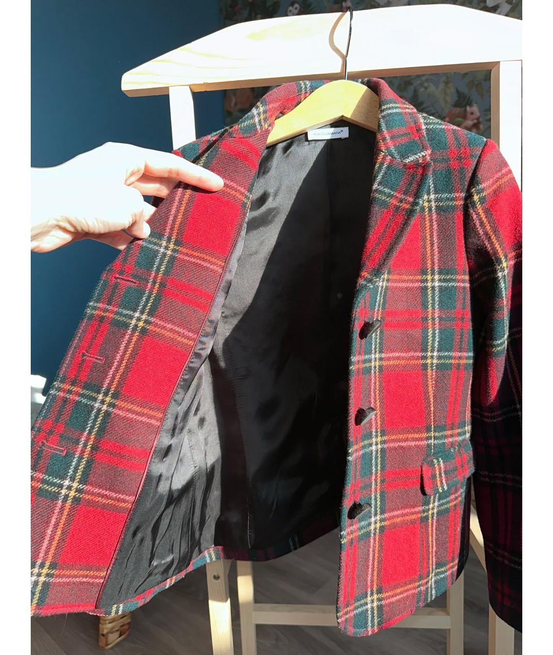 DOLCE&GABBANA Мульти шерстяной жакет / жилет, фото 3