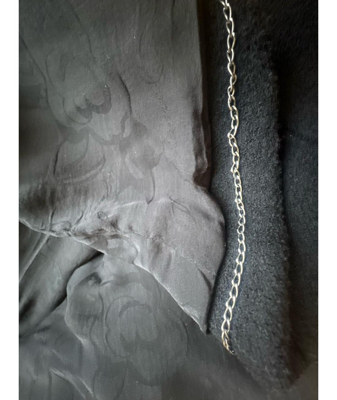 CHANEL Черный шерстяной жакет/пиджак, фото 8