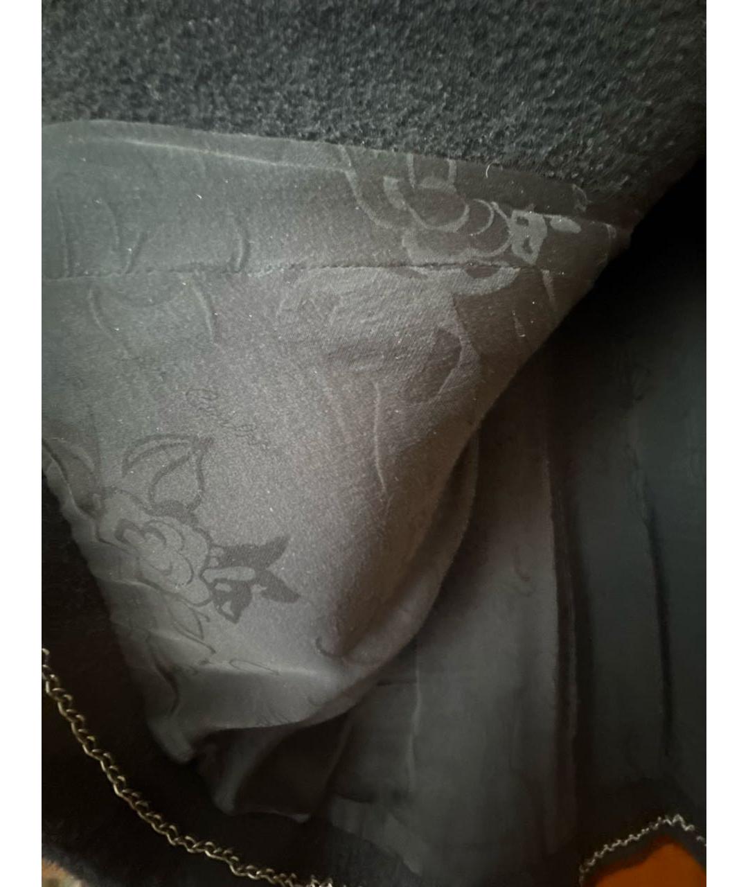 CHANEL Черный шерстяной жакет/пиджак, фото 6