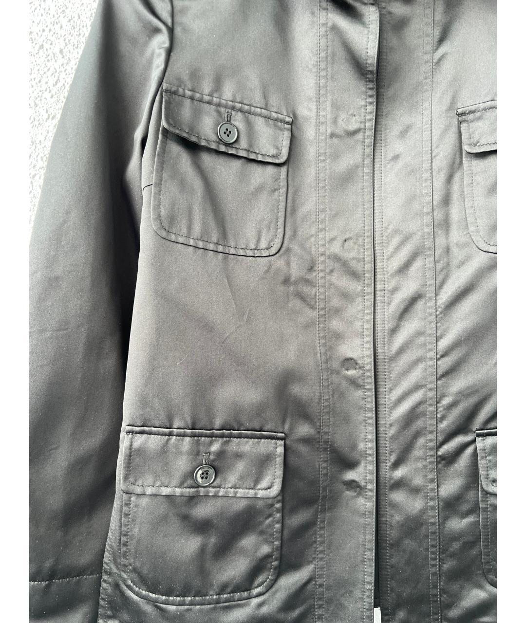 DOLCE&GABBANA Черный шелковый жакет/пиджак, фото 3