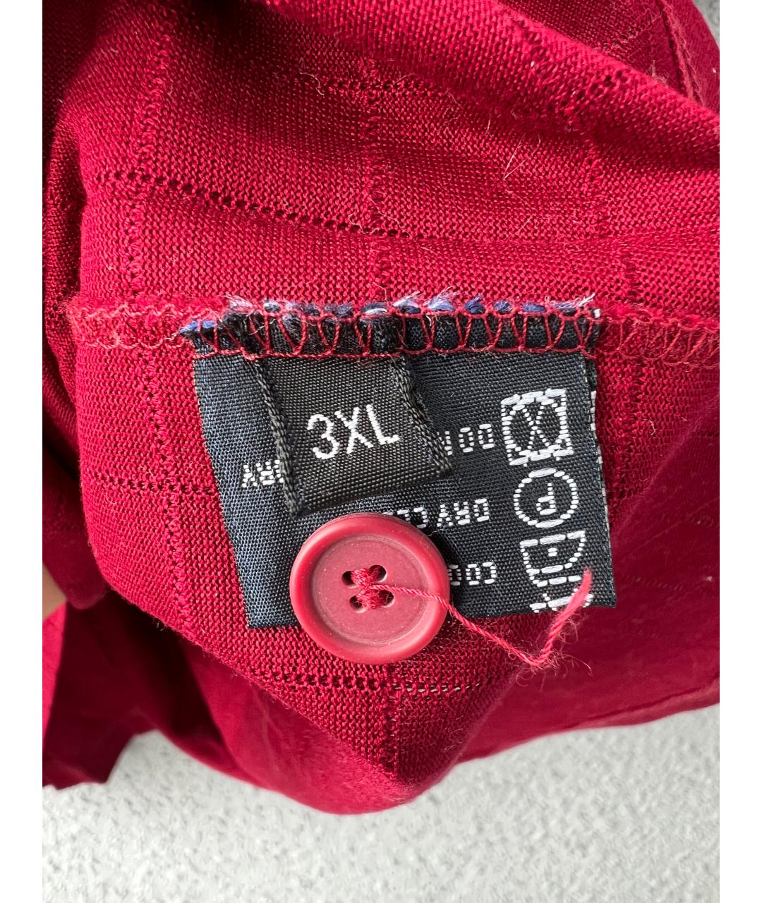 PAUL & SHARK Бордовое хлопковое поло с коротким рукавом, фото 5