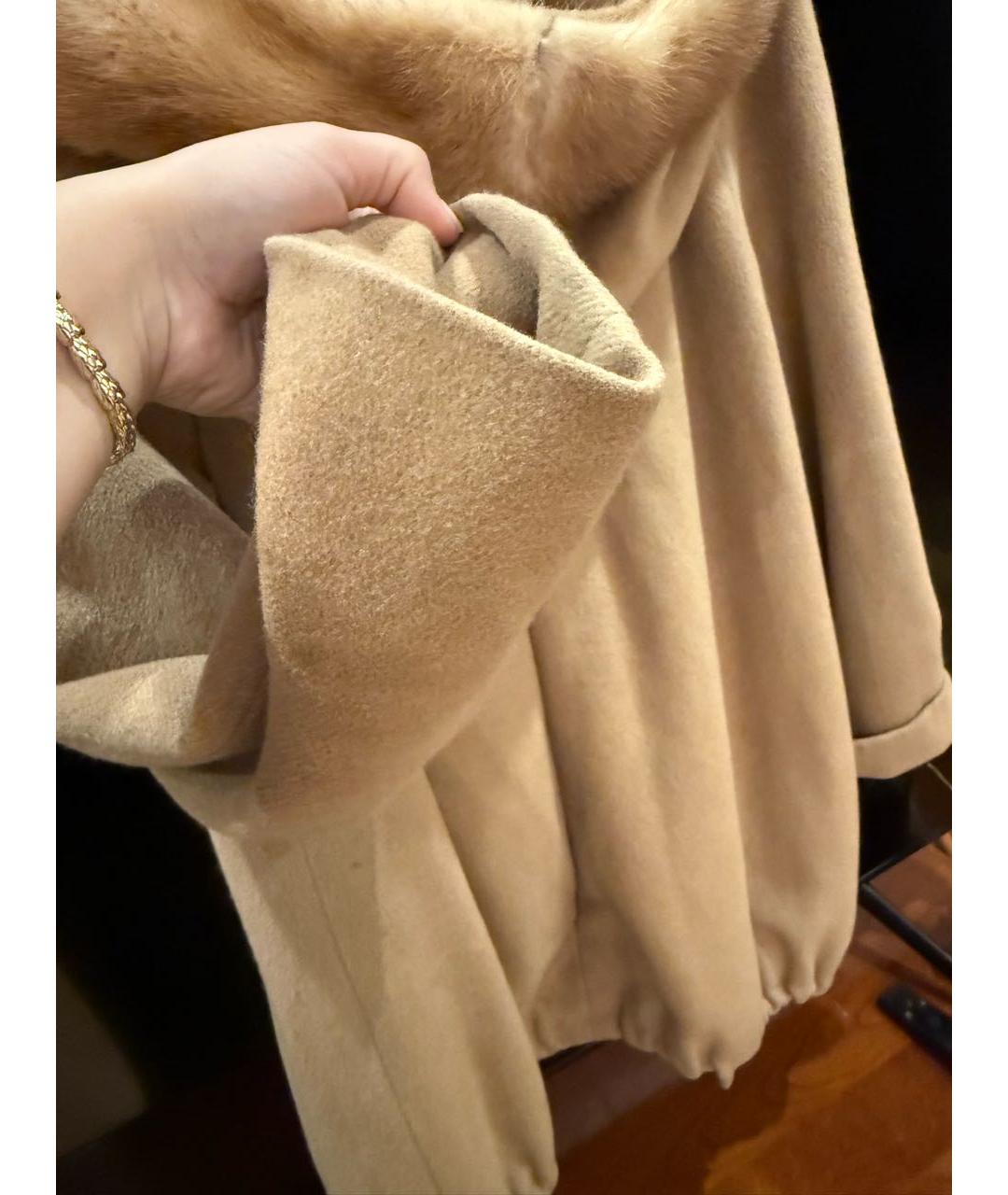 MAX MARA Бежевое кашемировое пальто, фото 7