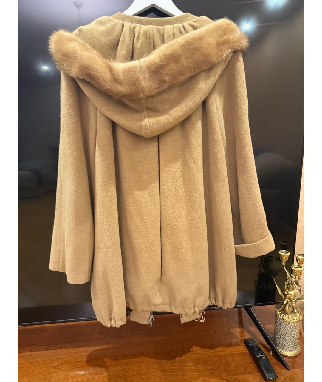 MAX MARA Бежевое кашемировое пальто, фото 6