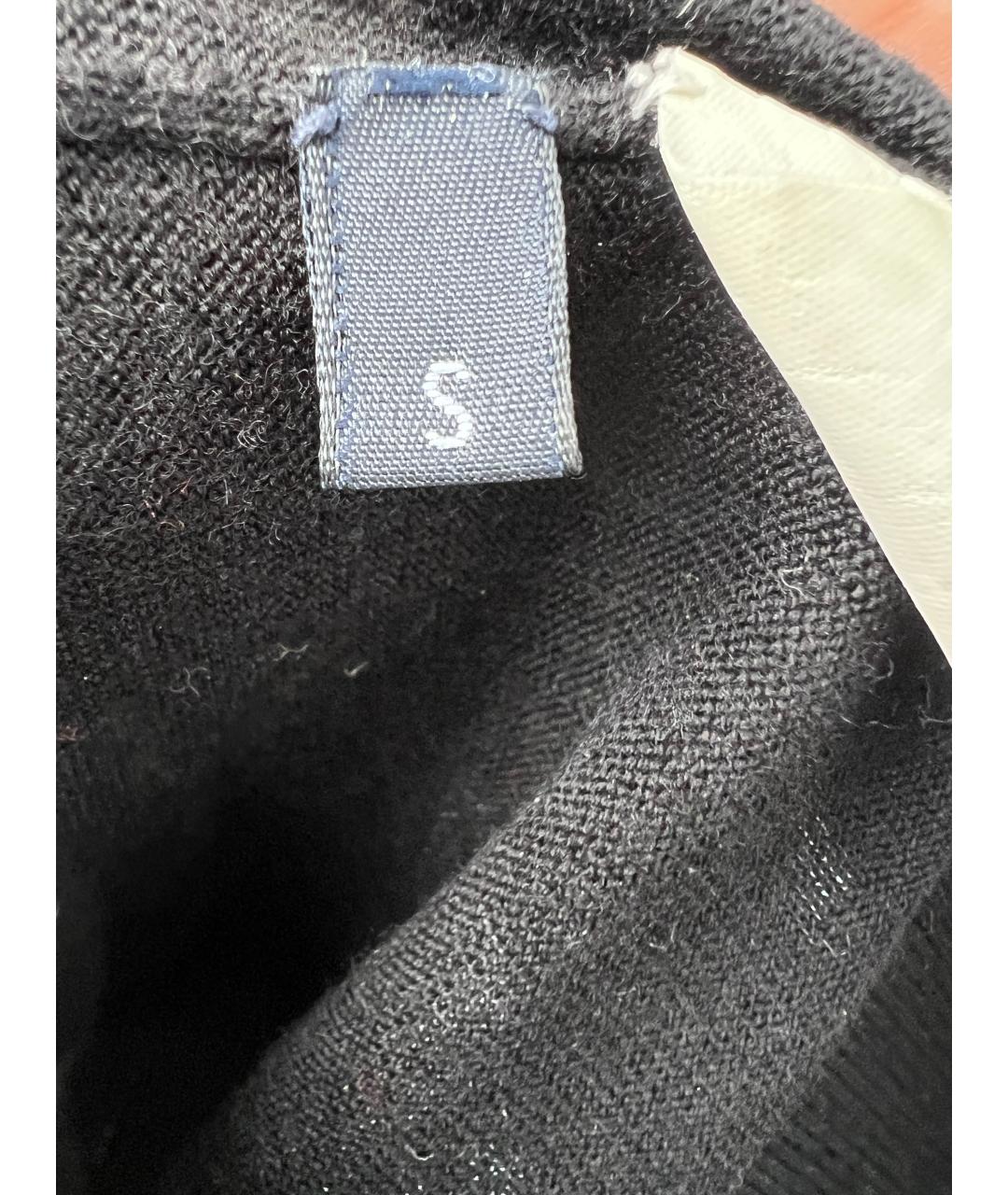 JIL SANDER Черный шерстяной джемпер / свитер, фото 3