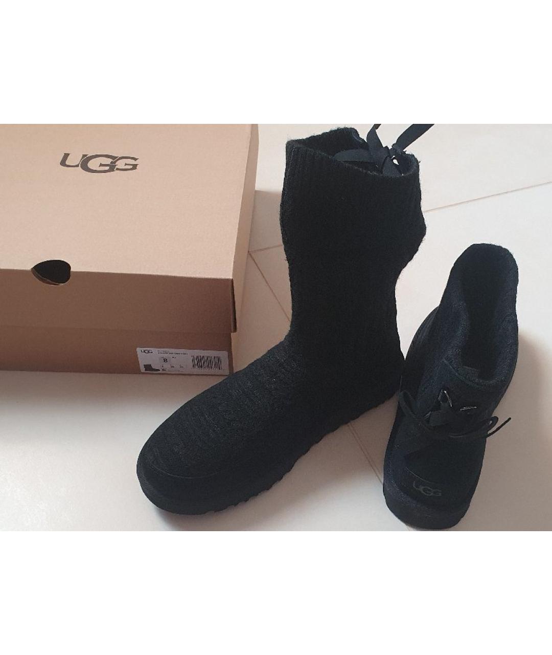 UGG AUSTRALIA Черные полусапоги, фото 9