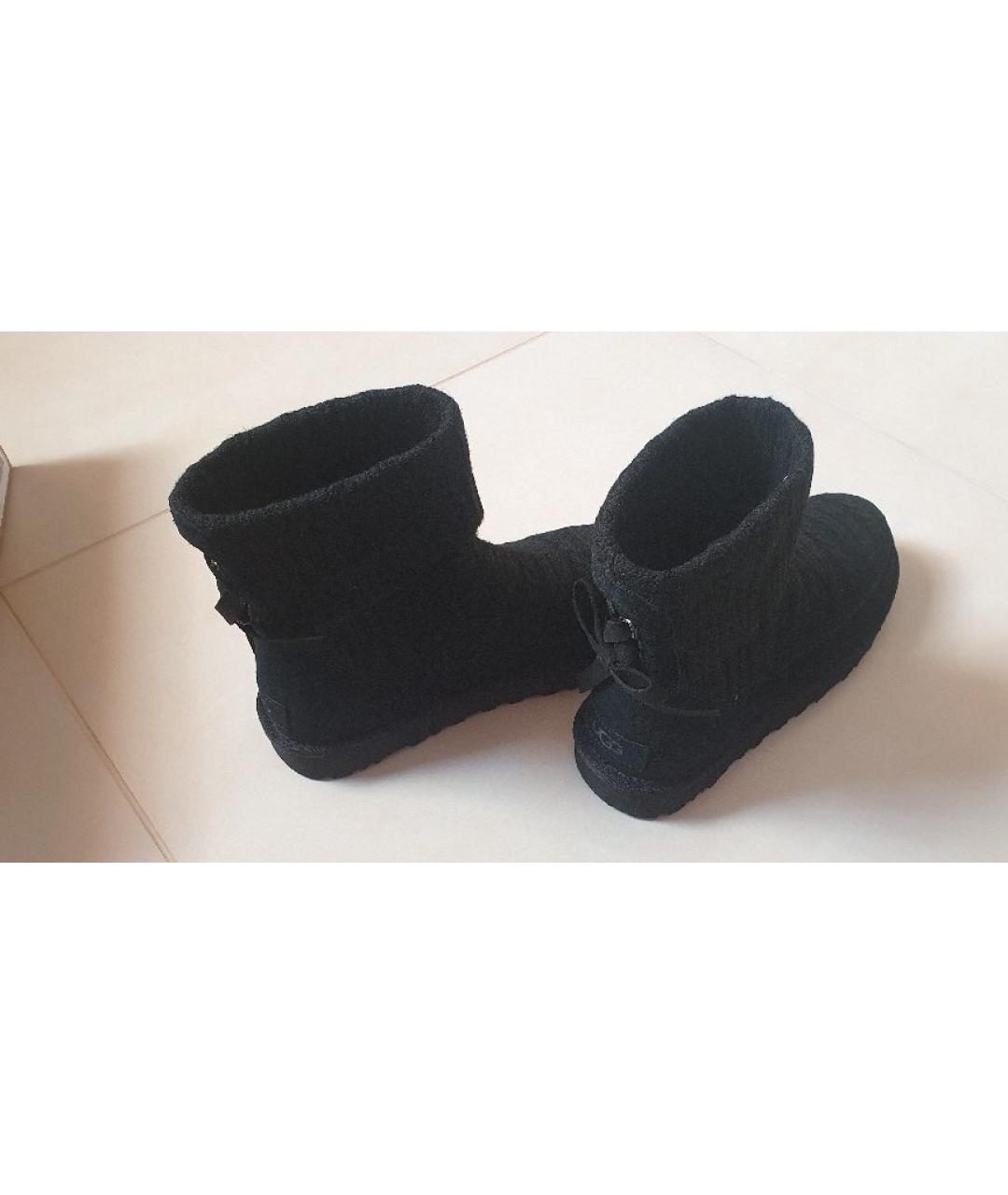 UGG AUSTRALIA Черные полусапоги, фото 6
