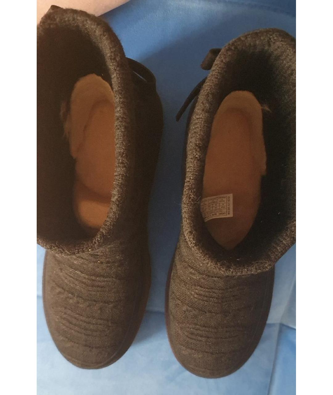 UGG AUSTRALIA Черные полусапоги, фото 3