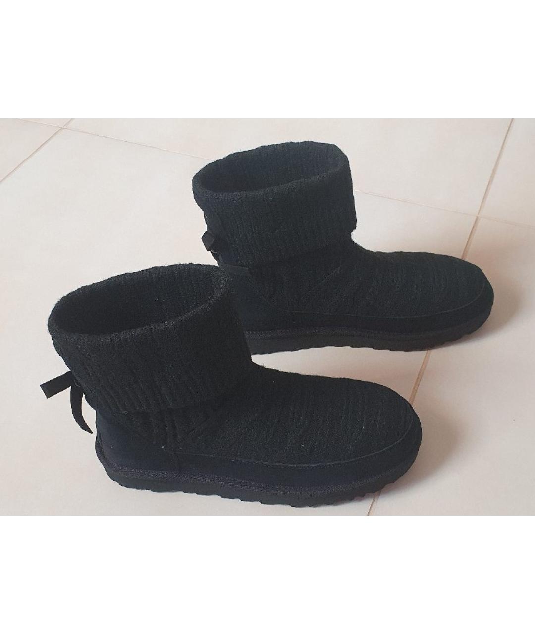 UGG AUSTRALIA Черные полусапоги, фото 7