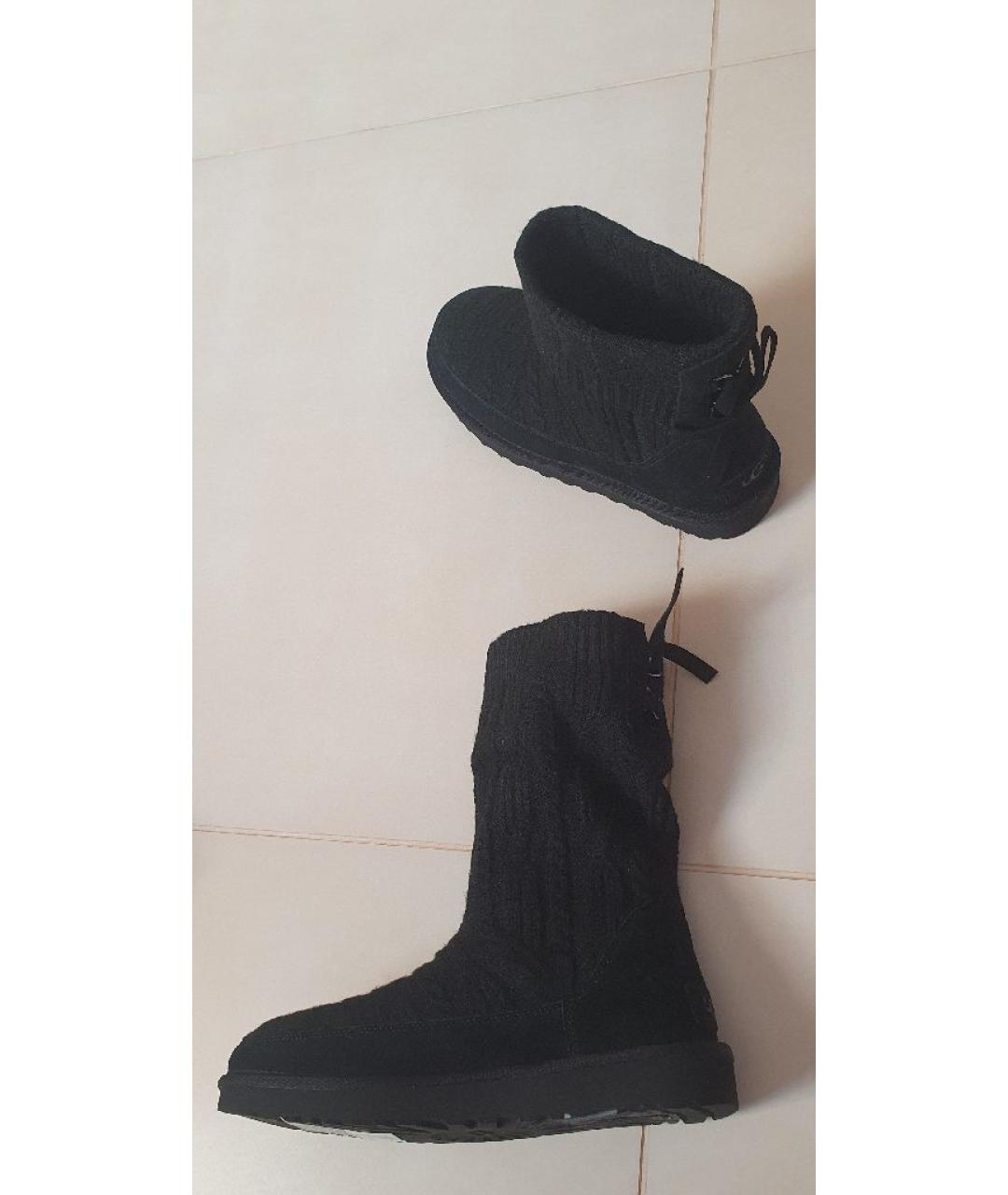 UGG AUSTRALIA Черные полусапоги, фото 8