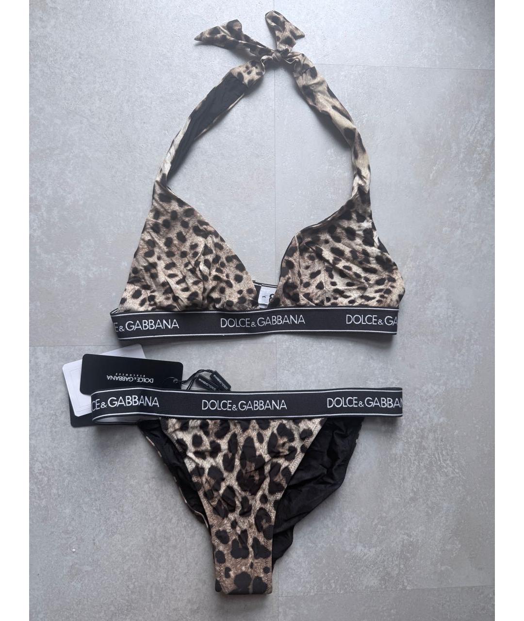 DOLCE&GABBANA Мульти полиамидовый купальник, фото 8