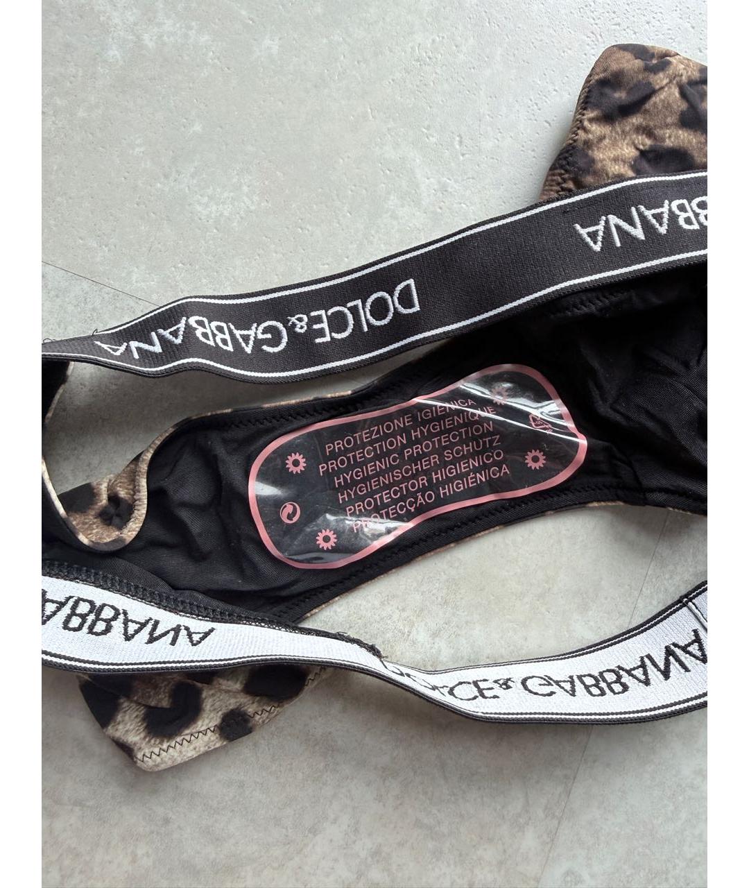 DOLCE&GABBANA Мульти полиамидовый купальник, фото 5