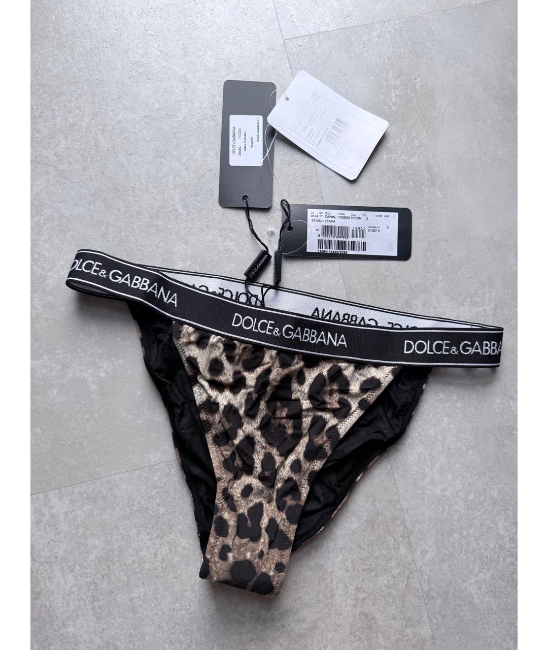 DOLCE&GABBANA Мульти полиамидовый купальник, фото 3