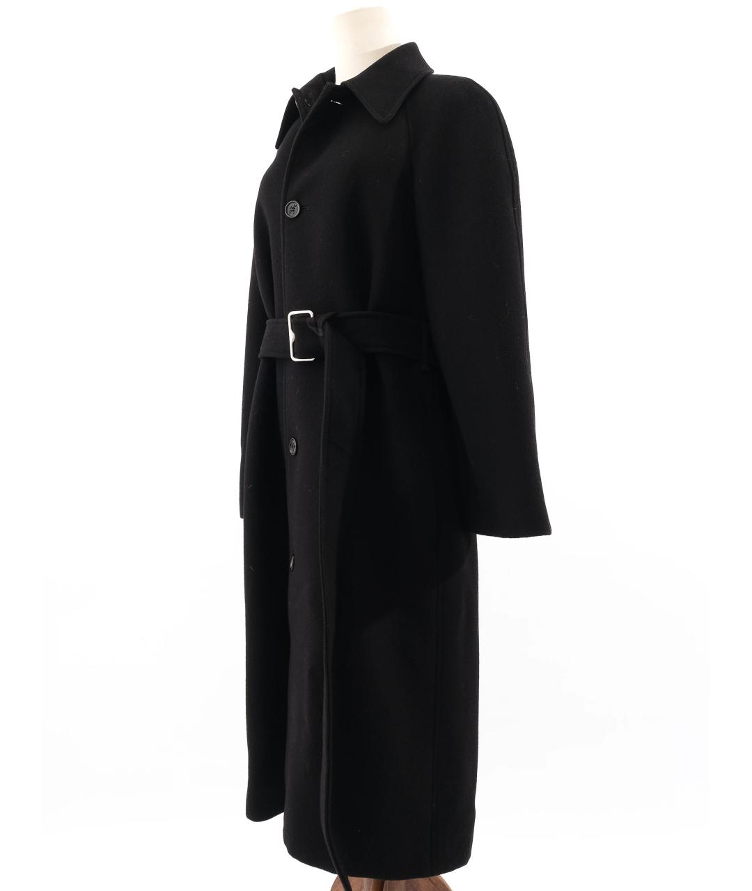 BURBERRY Черное шерстяное пальто, фото 6