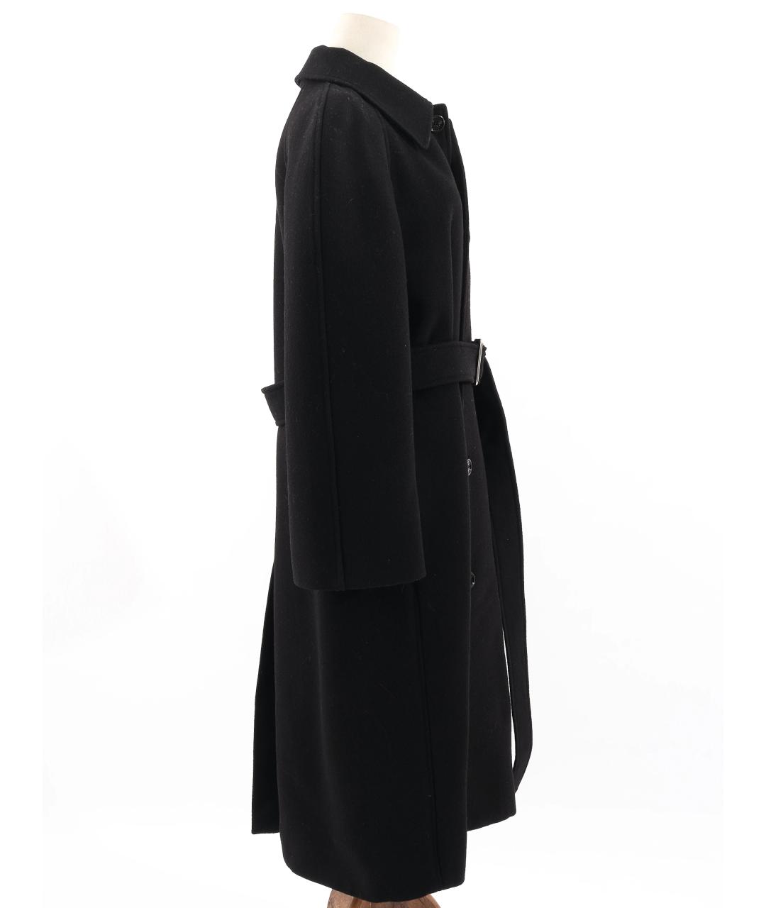 BURBERRY Черное шерстяное пальто, фото 7