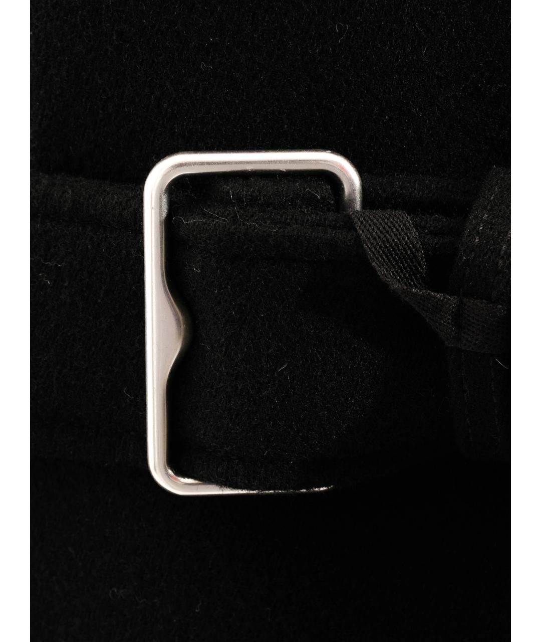 BURBERRY Черное шерстяное пальто, фото 5