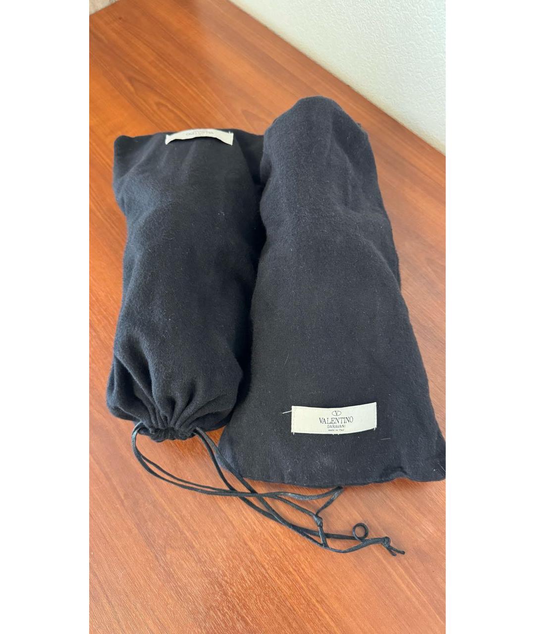 VALENTINO Черные кожаные туфли, фото 8