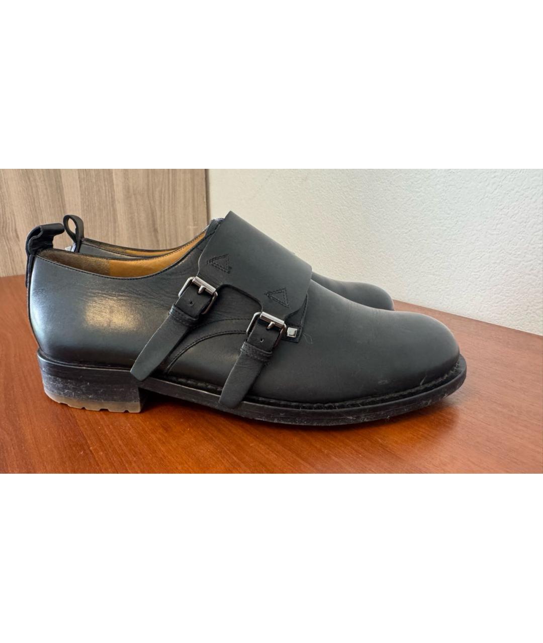 VALENTINO Черные кожаные туфли, фото 9