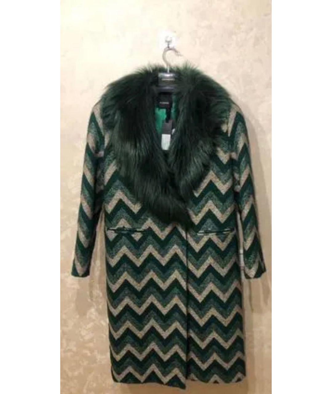 PINKO Зеленые пальто, фото 3