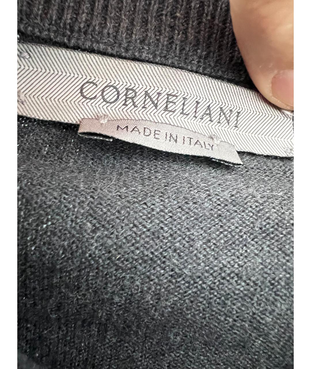 CORNELIANI Серый джемпер / свитер, фото 4