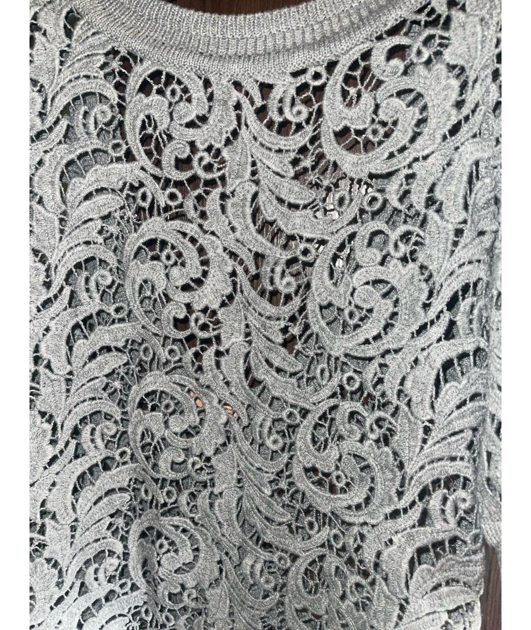 ERMANNO SCERVINO Антрацитовое шерстяное платье, фото 6