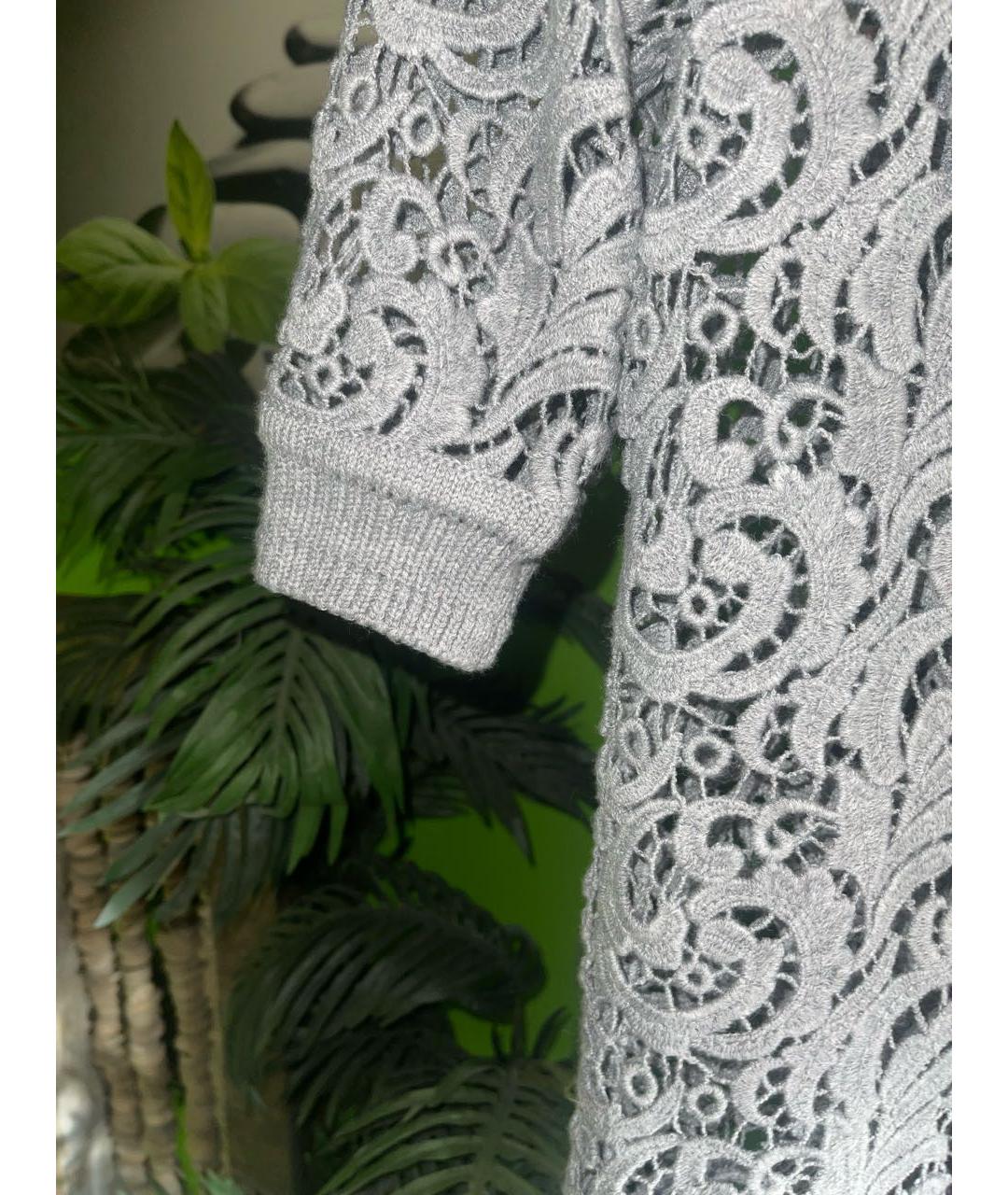 ERMANNO SCERVINO Антрацитовое шерстяное платье, фото 5