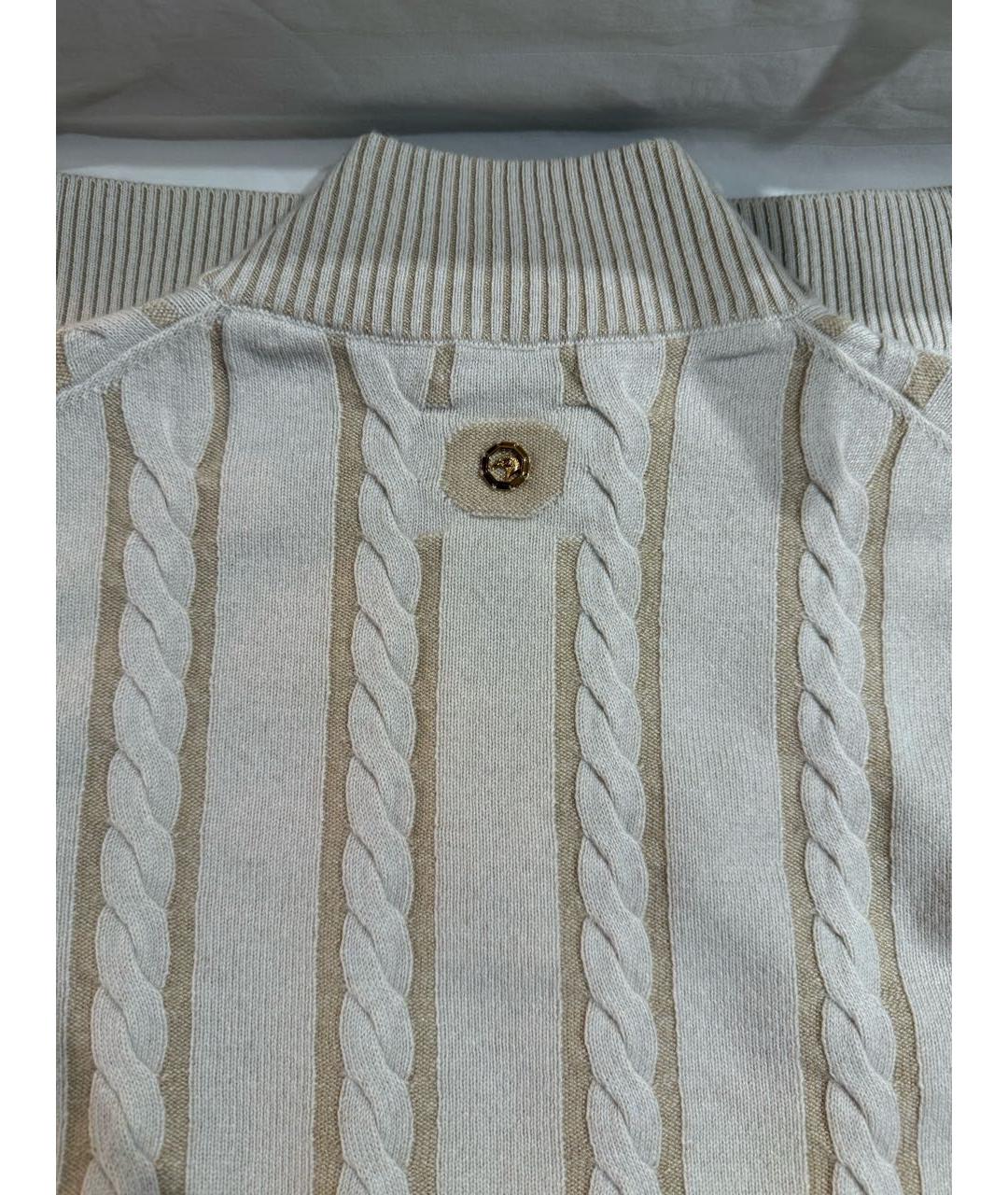 STEFANO RICCI Бежевый кашемировый джемпер / свитер, фото 2