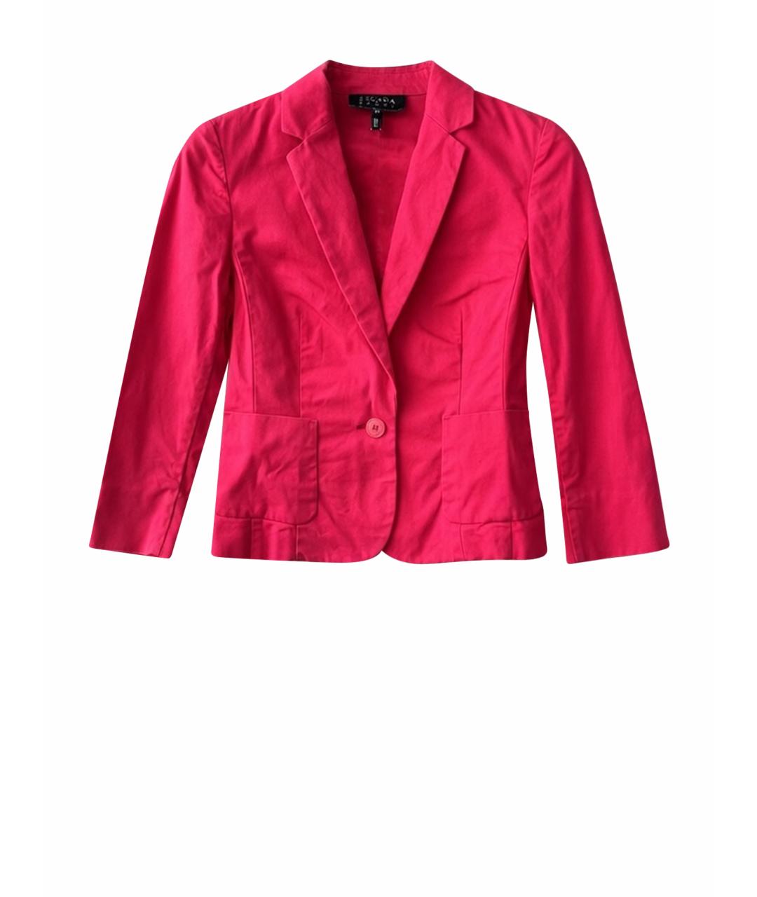 ESCADA Фуксия хлопковый жакет/пиджак, фото 1
