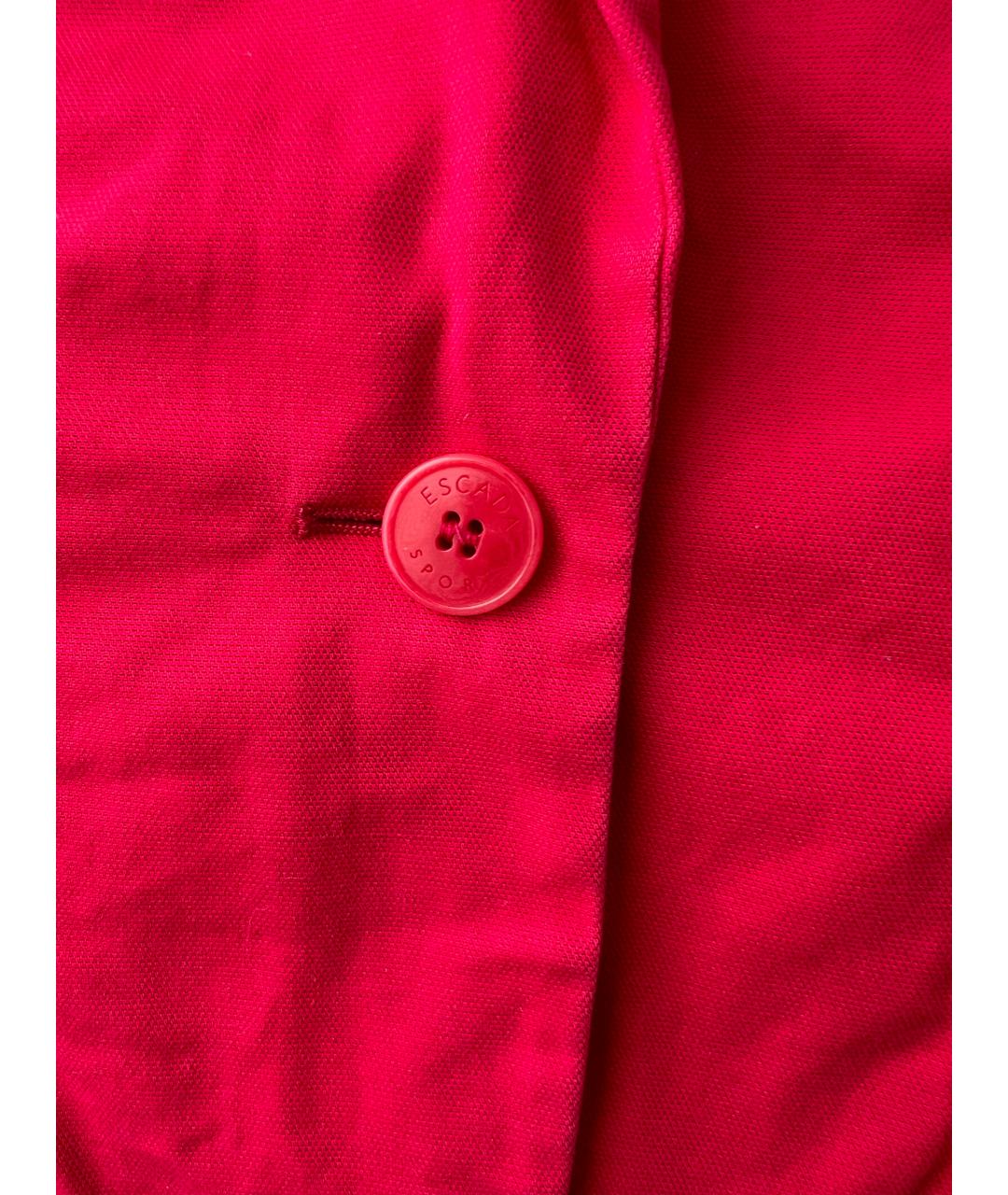 ESCADA Фуксия хлопковый жакет/пиджак, фото 2