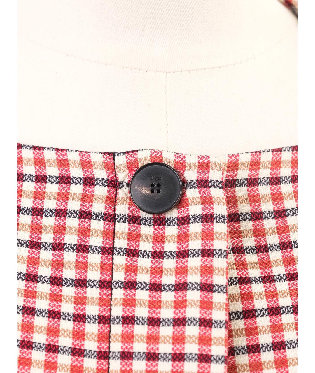 CHRISTIAN DIOR Бежевый шерстяной жакет/пиджак, фото 4